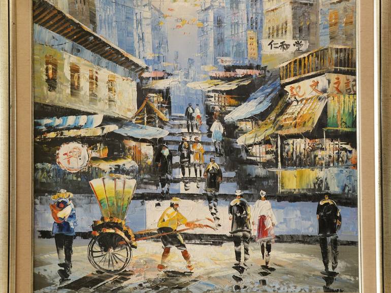 Original Classicism Cities Painting by Yücel Kavlak