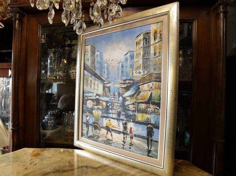 Original Classicism Cities Painting by Yücel Kavlak