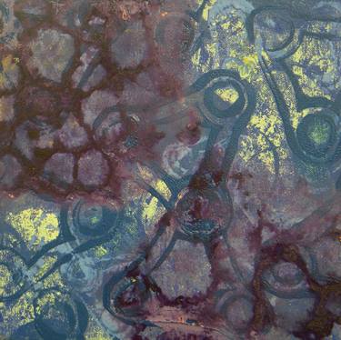 Original Abstract Science/Technology Paintings by Anna Boland