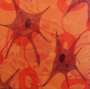 Original Abstract Science Paintings by Anna Boland