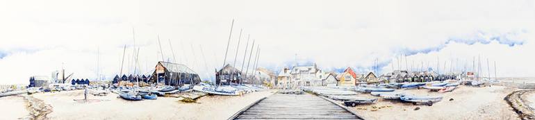 Whitstable Beach Painting by Andy Butler | Saatchi Art