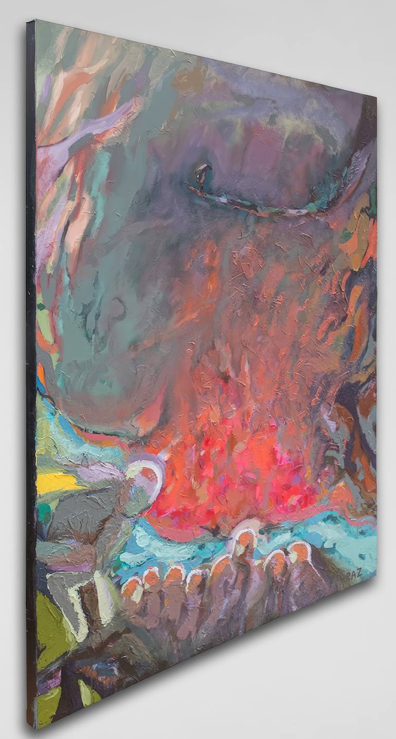 Original Abstract Politics Painting by Pascal Champagne