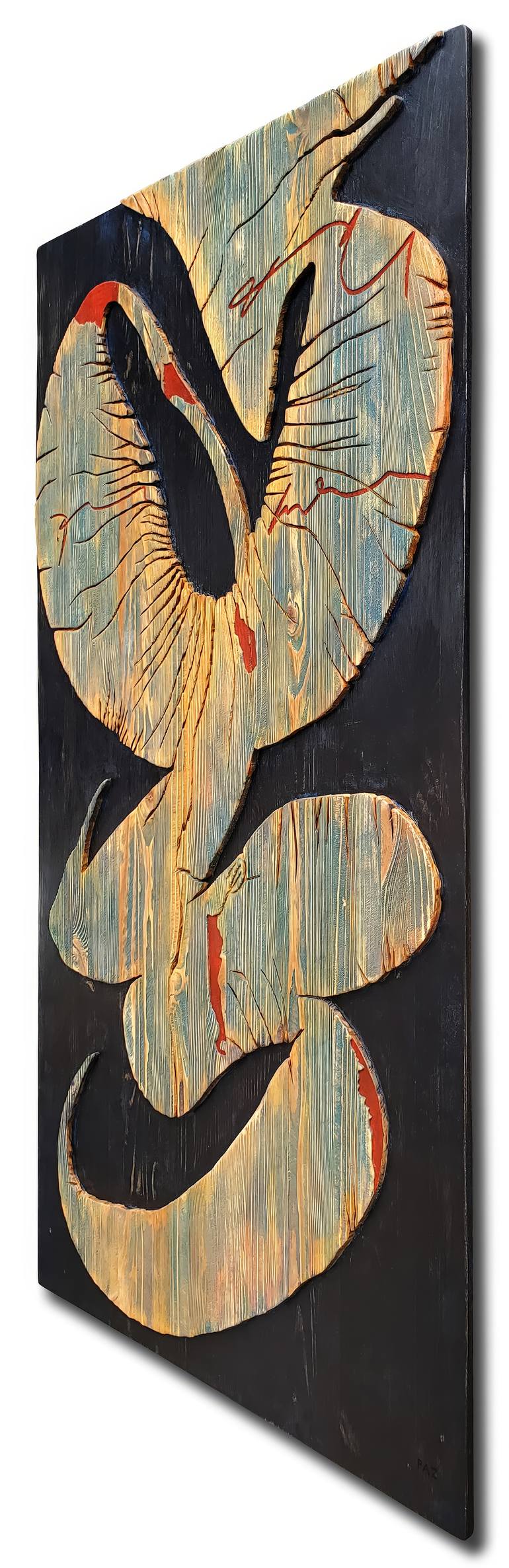 Original Abstract Expressionism Abstract Sculpture by Pascal Champagne