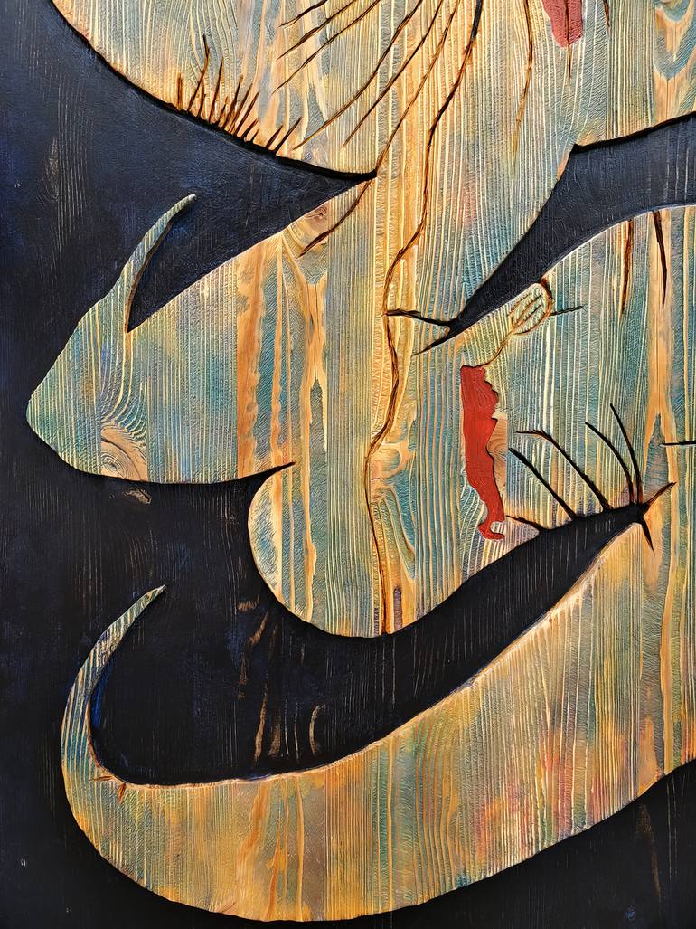 Original Abstract Expressionism Abstract Sculpture by Pascal Champagne