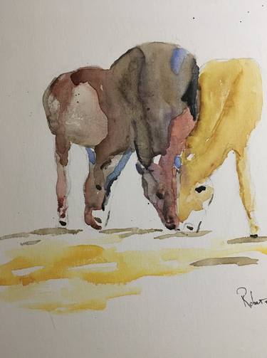 Original Horse Paintings by Robert Templin