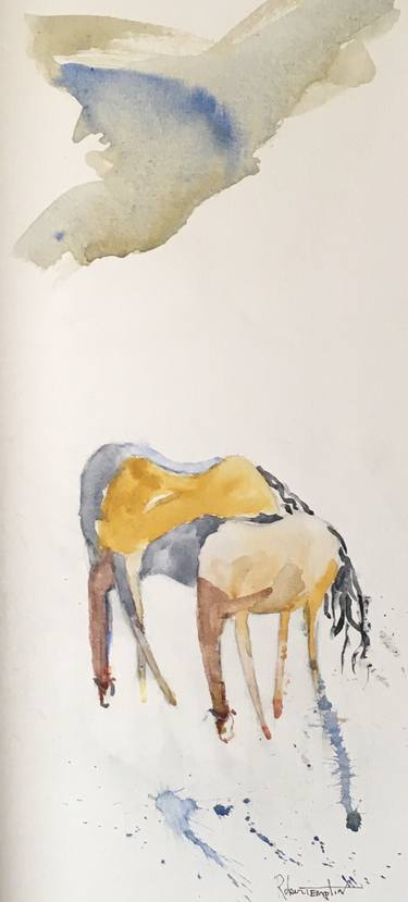 Print of Abstract Expressionism Horse Paintings by Robert Templin