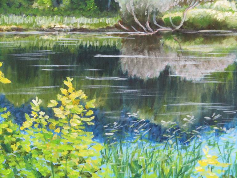 Original Fine Art Landscape Painting by Janette Marvin