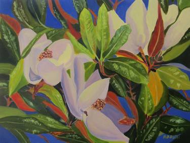 Original Floral Paintings by Janette Marvin