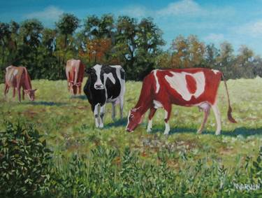 Original Fine Art Animal Paintings by Janette Marvin