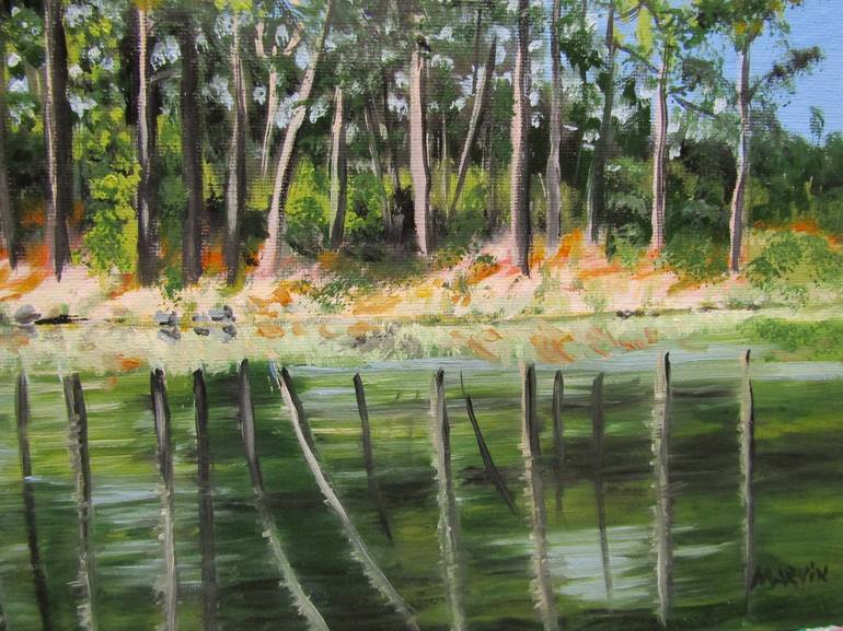 Original Contemporary Landscape Painting by Janette Marvin