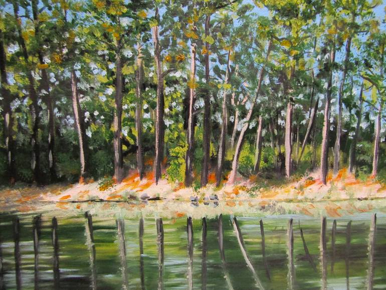 Original Contemporary Landscape Painting by Janette Marvin