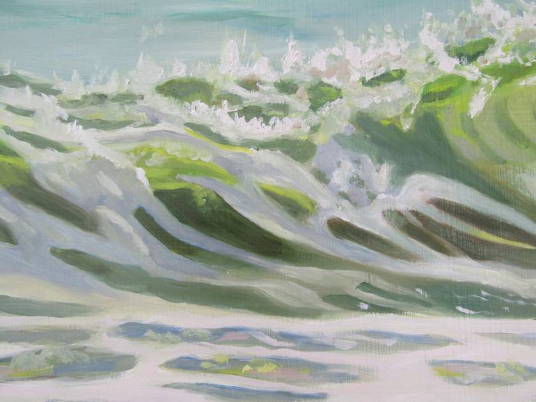Original Beach Painting by Janette Marvin