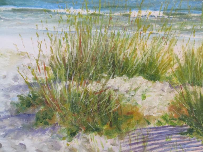 Original Contemporary Beach Painting by Janette Marvin