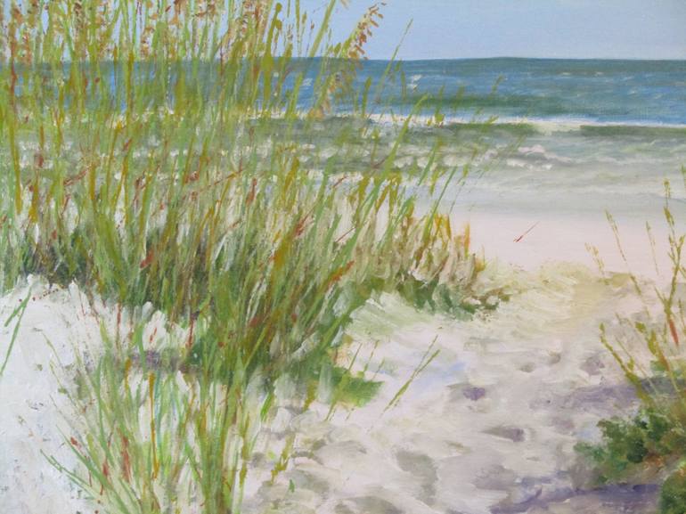 Original Beach Painting by Janette Marvin