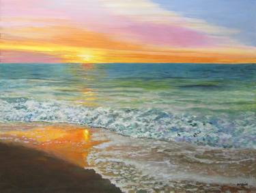 Original Beach Paintings by Janette Marvin