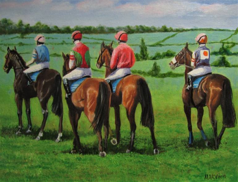 Print of Fine Art Animal Paintings by Janette Marvin