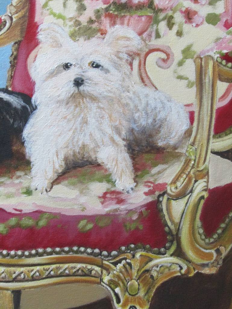 Original Fine Art Animal Painting by Janette Marvin