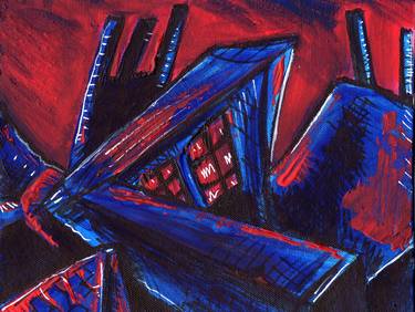 Print of Abstract Expressionism Architecture Paintings by Krysta Logan