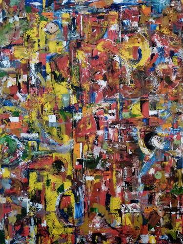 Print of Abstract Expressionism Cities Paintings by Michael Stoeckle