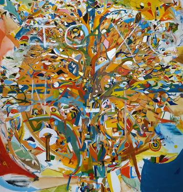 Original Abstract Tree Paintings by Michael Stoeckle
