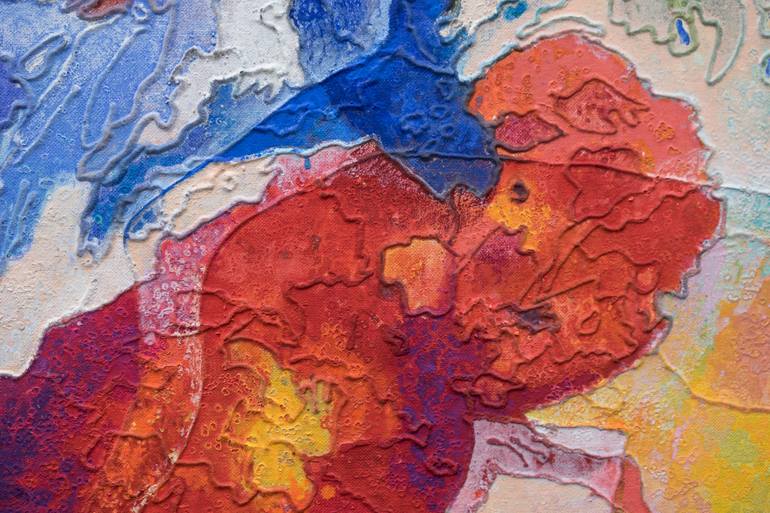 Original Abstract Expressionism Abstract Painting by Erika Seywald