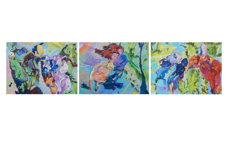 Original Abstract Painting by Erika Seywald