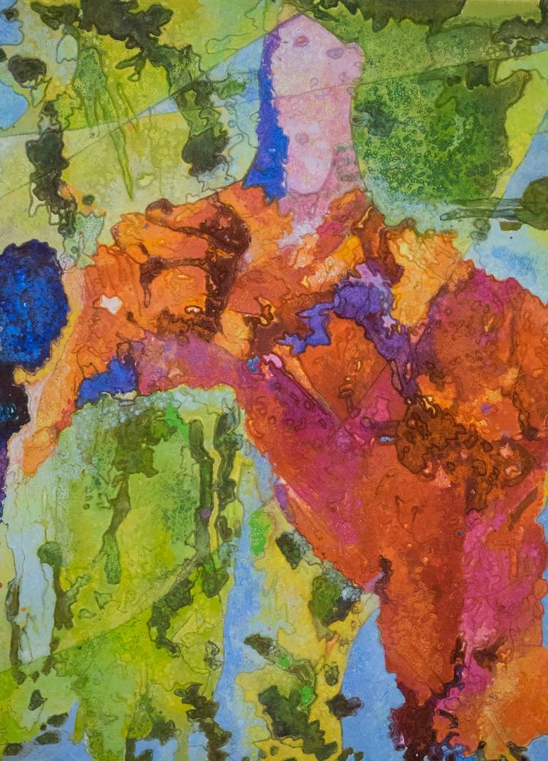 Original Abstract Painting by Erika Seywald