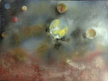 Original Outer Space Paintings by Jeffery Bollman