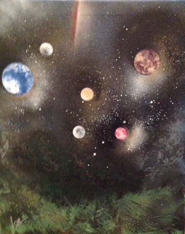 Print of Outer Space Paintings by Jeffery Bollman