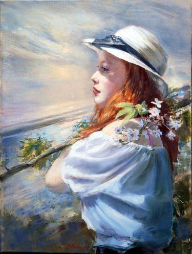 Original Realism Women Paintings by Bohuslav Barlow