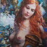 Flowing Hair Flowing Time by Bohuslav Barlow