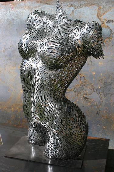 Original Abstract Body Sculpture by Scott Wilkes