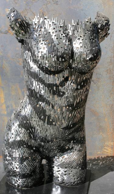 Original Abstract Body Sculpture by Scott Wilkes