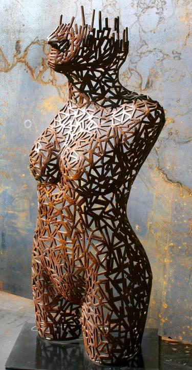 Original Abstract Body Sculpture by Scott Wilkes