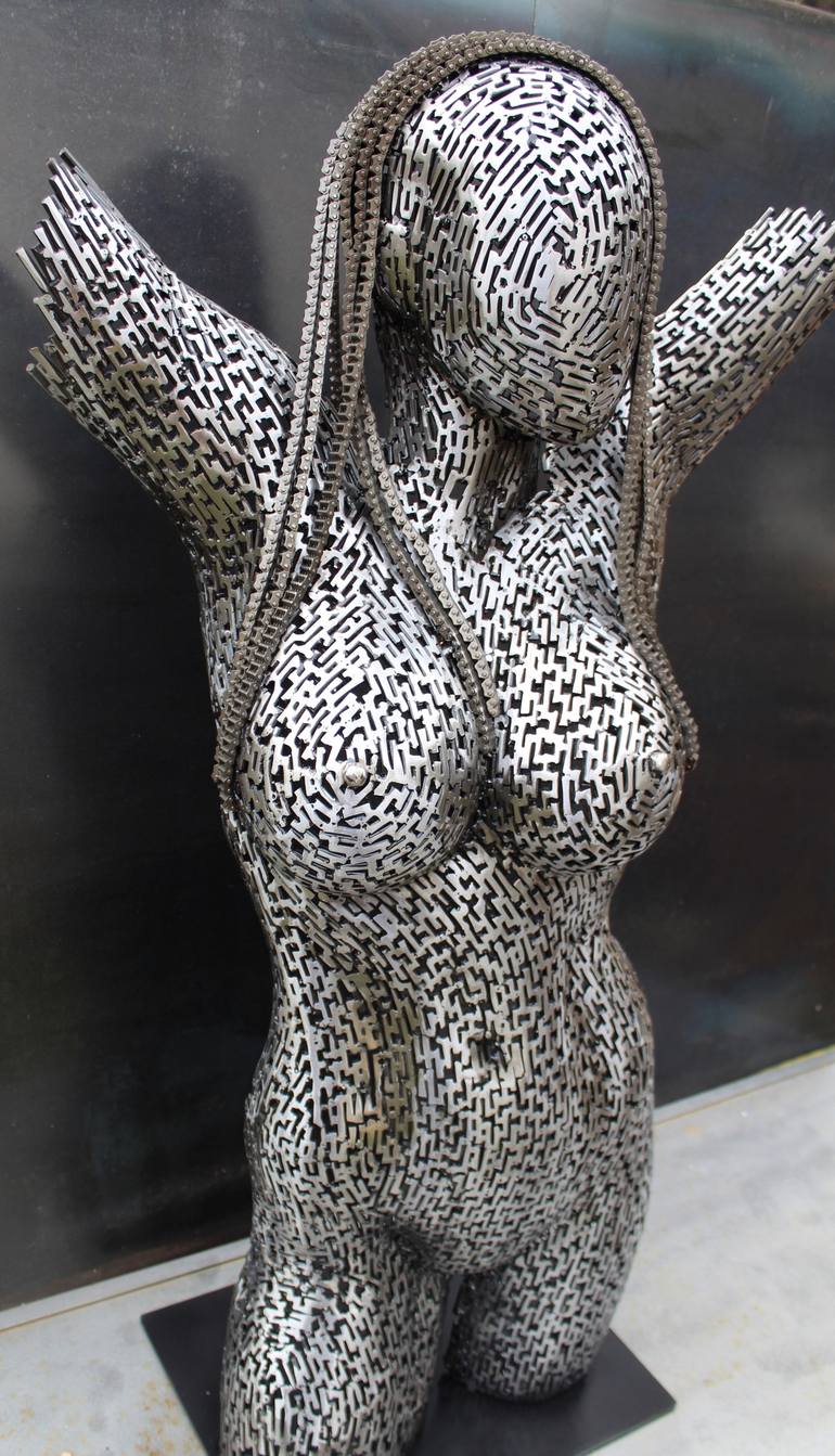 Original Figurative Body Sculpture by Scott Wilkes
