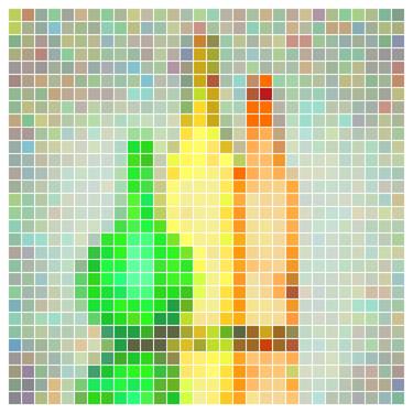 Project square mosaic of colored bottles thumb