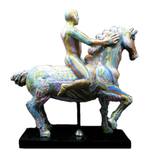 Man on horseback by Marco Vargas by The Art Shop Gallery