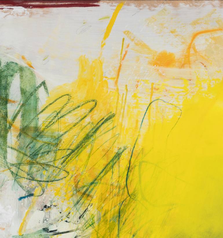 Original Abstract Botanic Painting by Laura Letchinger