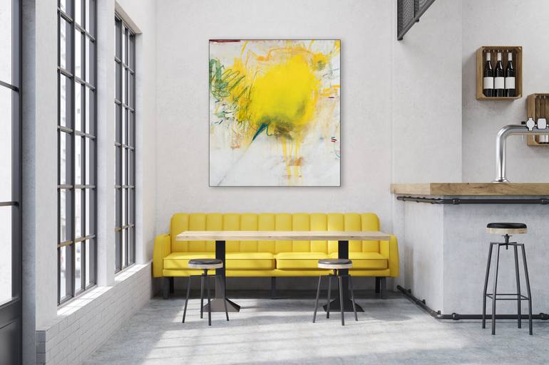 Original Abstract Botanic Painting by Laura Letchinger