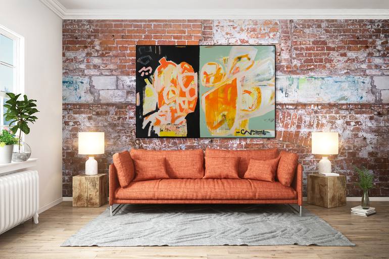 Original Abstract Painting by Laura Letchinger