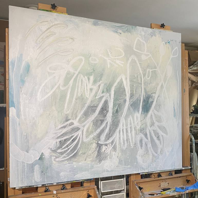 Original Abstract Expressionism Abstract Painting by Laura Letchinger