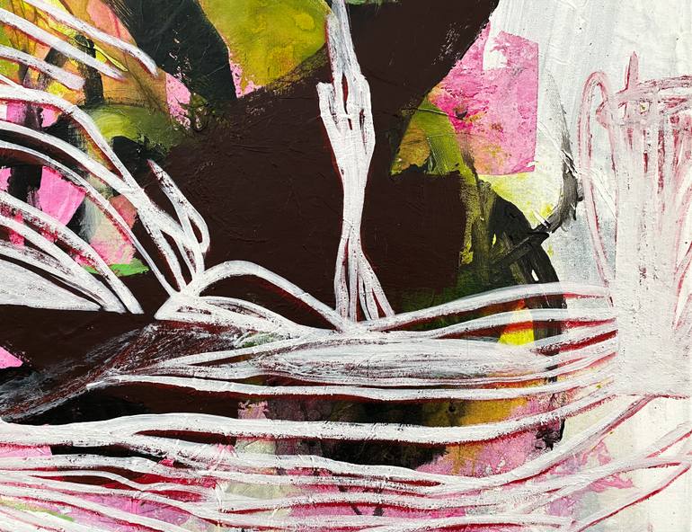 Original Abstract Expressionism Abstract Painting by Laura Letchinger