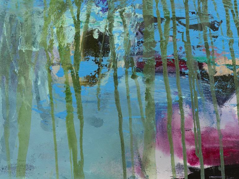Original Abstract Expressionism Abstract Painting by Laura Letchinger