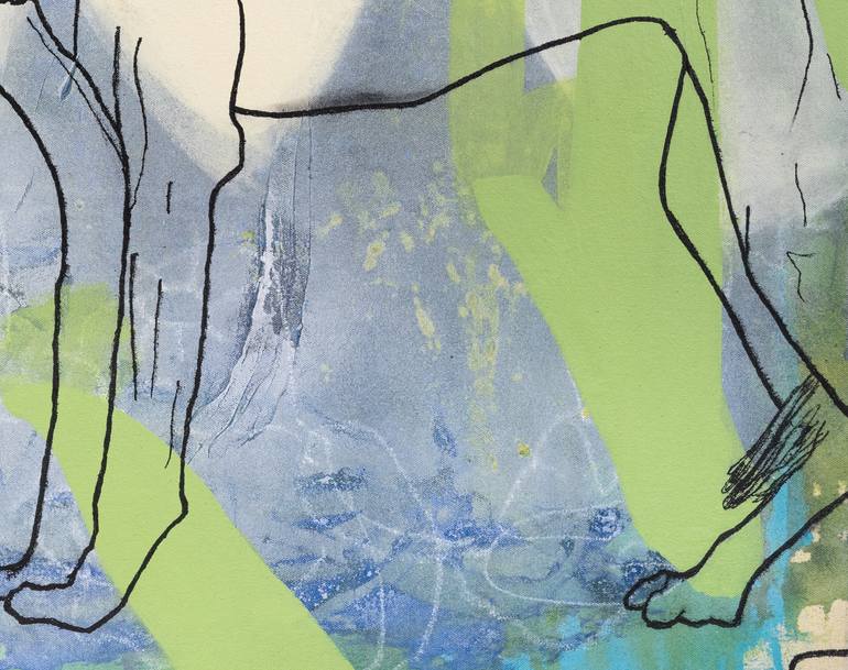 Original Abstract Animal Painting by Laura Letchinger
