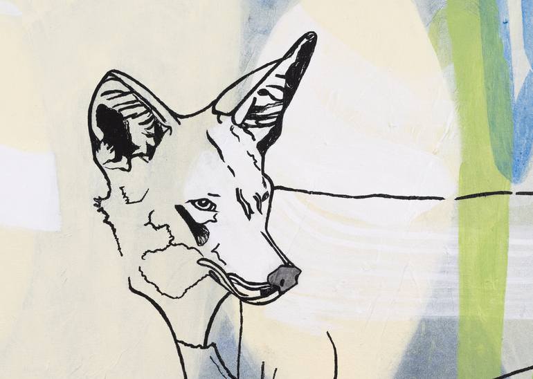 Original Abstract Animal Painting by Laura Letchinger