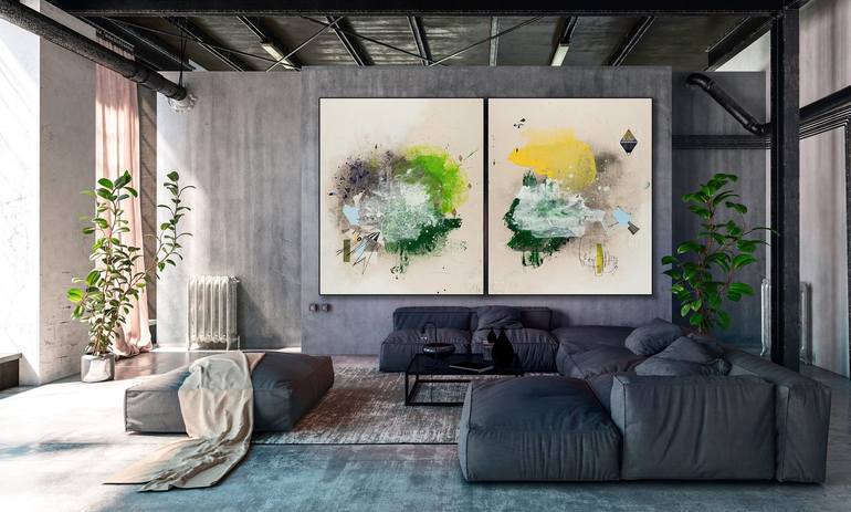 Original Modern Abstract Painting by Laura Letchinger