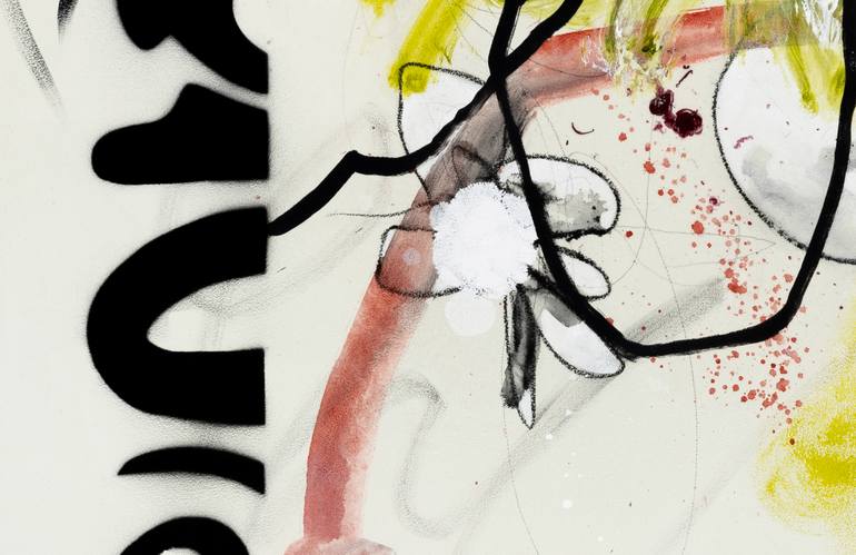 Original Abstract Botanic Painting by Laura Letchinger
