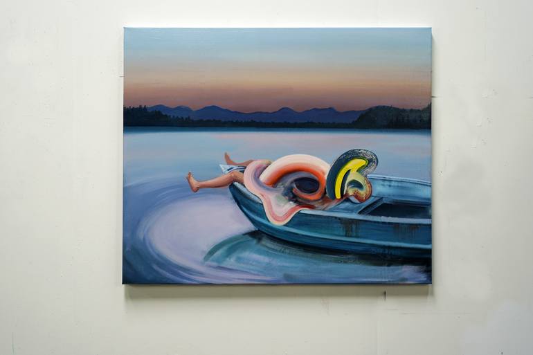 Original Abstract Expressionism Abstract Painting by Jay Chung