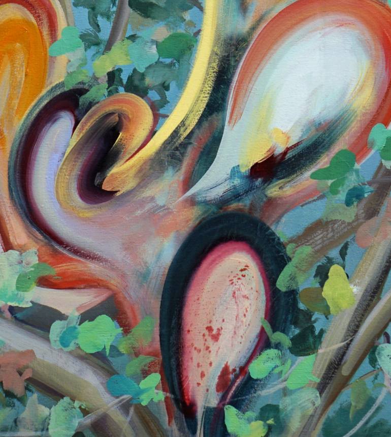 Original Abstract Expressionism Abstract Painting by Jay Chung