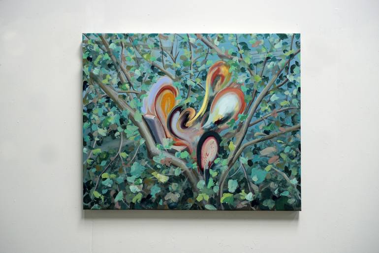 Original Abstract Expressionism Abstract Painting by Jay Chung